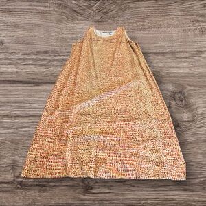 Napa Valley Sleeveless Print Linen Blend Maxi Dress Size 1X